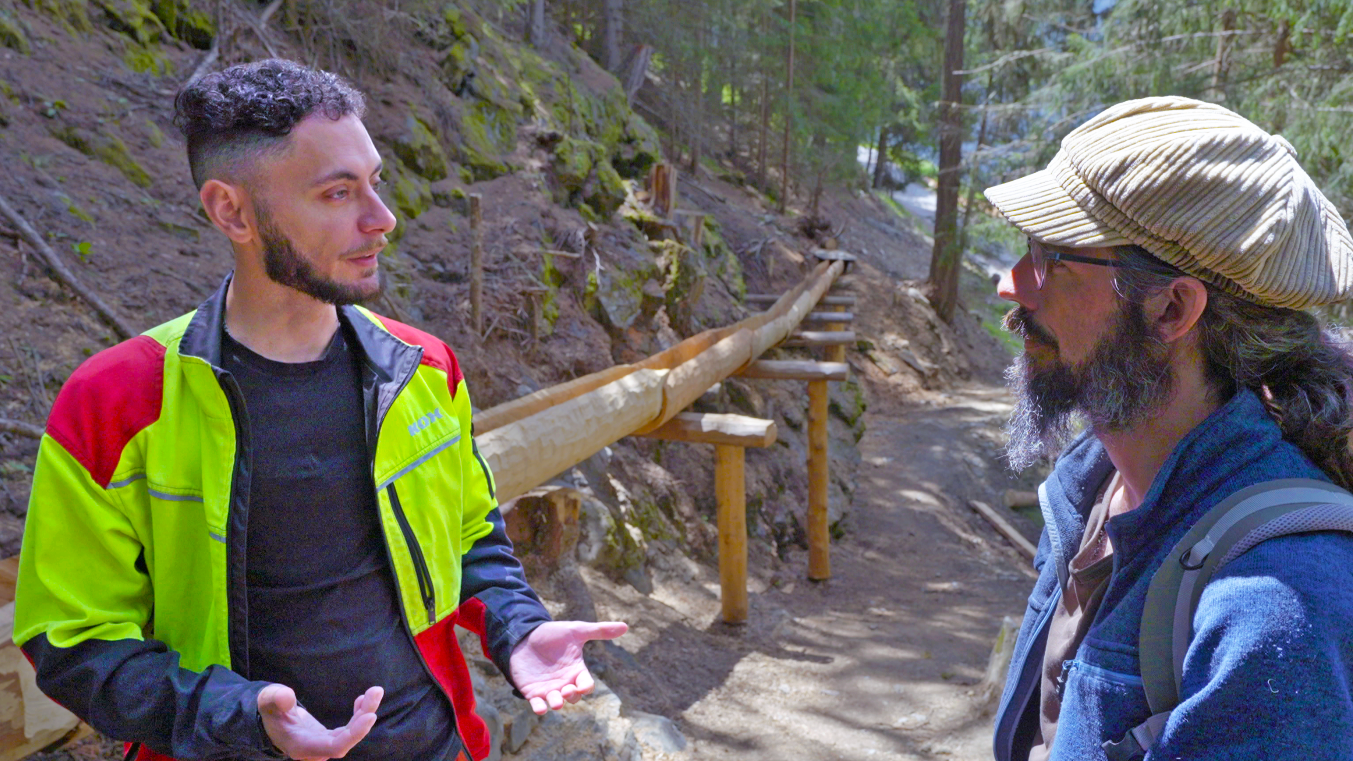 Restauration d'un bisse, Anniviers